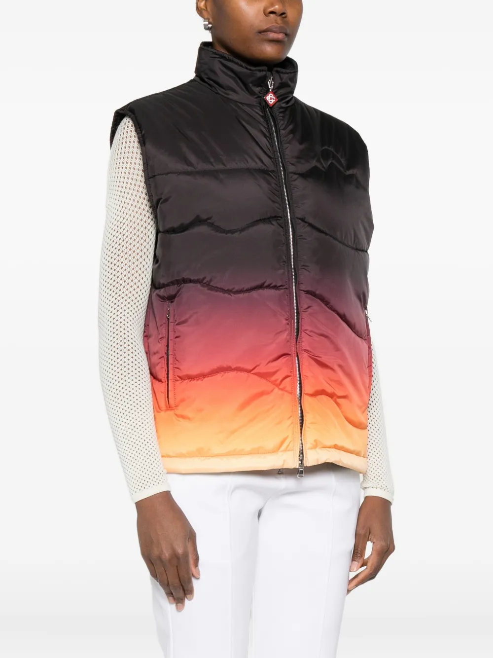 Casablanca Zip-up Ski Jacket In Black