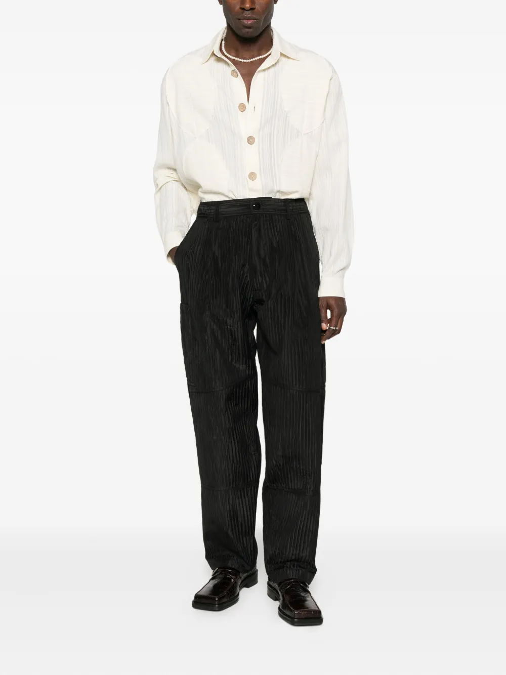 Labrum London cut-out button shirt | Image 2