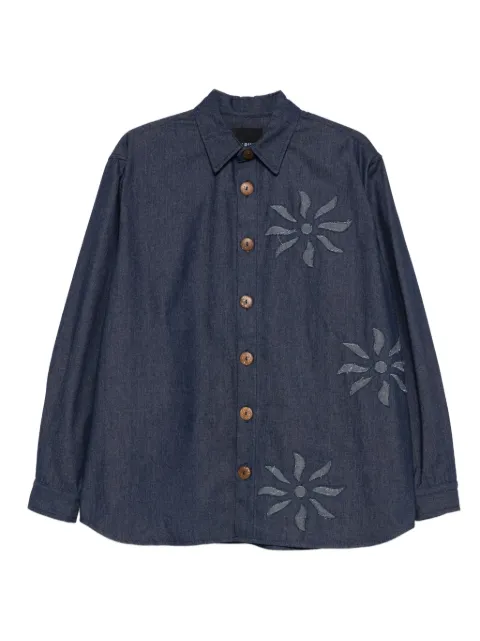 Labrum London Olokun Flower denim shirt