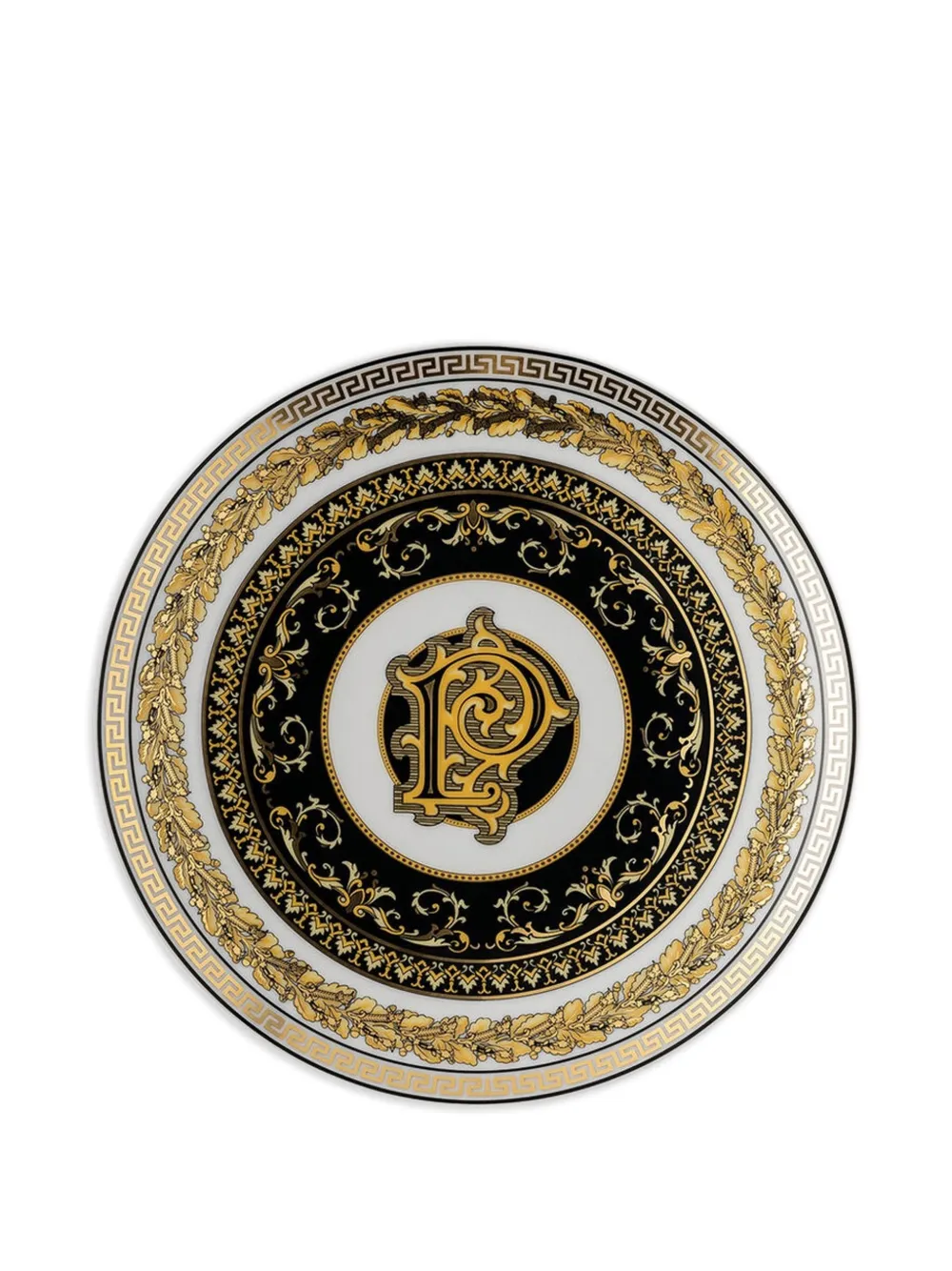 Versace Home Virtus Alphabet P plate (17cm) | White | Image 1