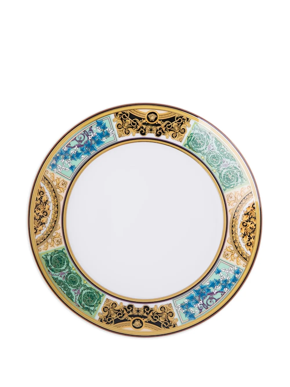 Versace Home baroque-patterned plate (21cm) | Yellow | Image 1