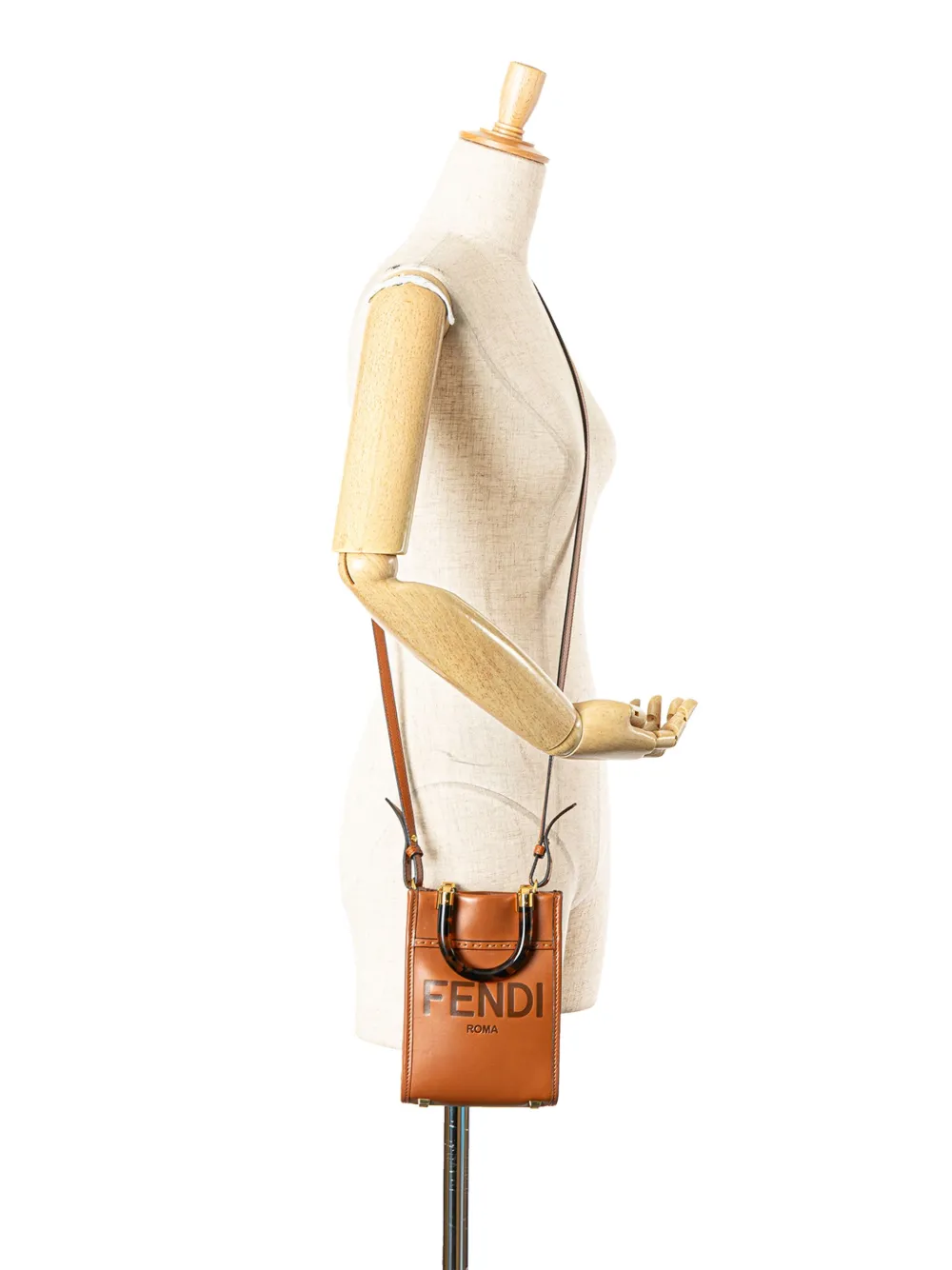 Fendi Pre-Owned 2010-2024 Mini Leather Sunshine Shopper Tote satchel | Pre-Owned | Image 2