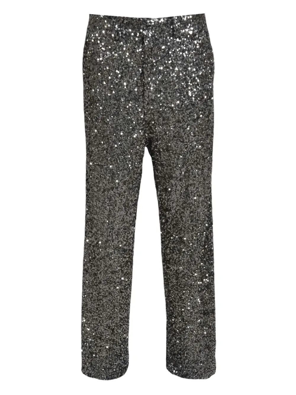 sequin-embellished trousers
