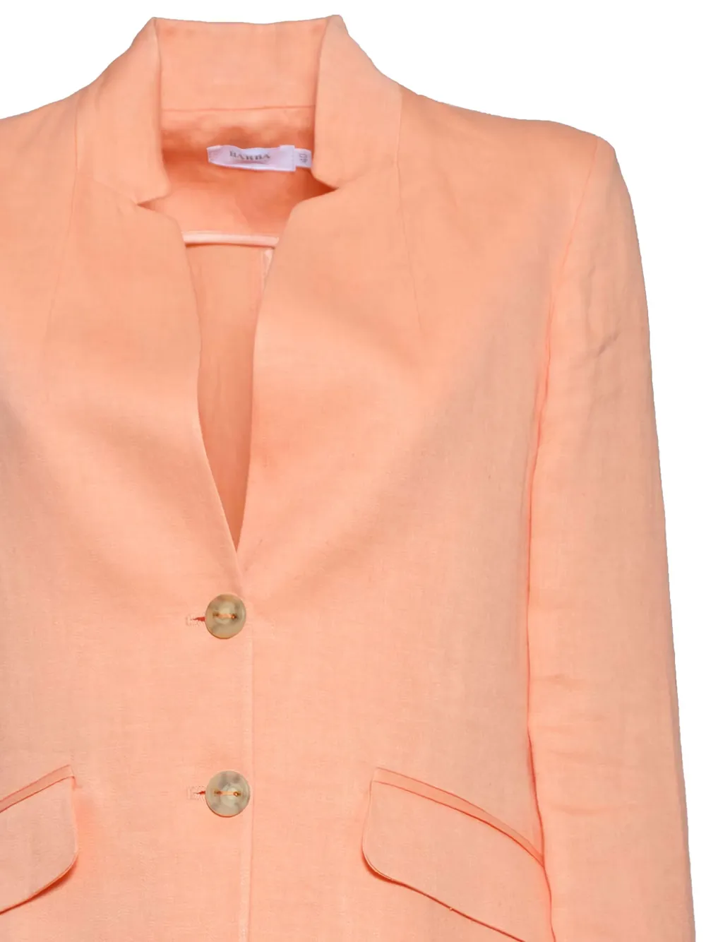 Barba single-breasted blazer Beige