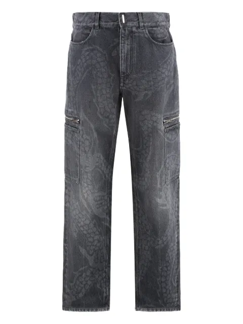 Givenchy Calça jeans cargo com estampa