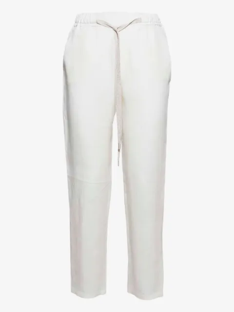 Barba pantalones con cordones en la pretina