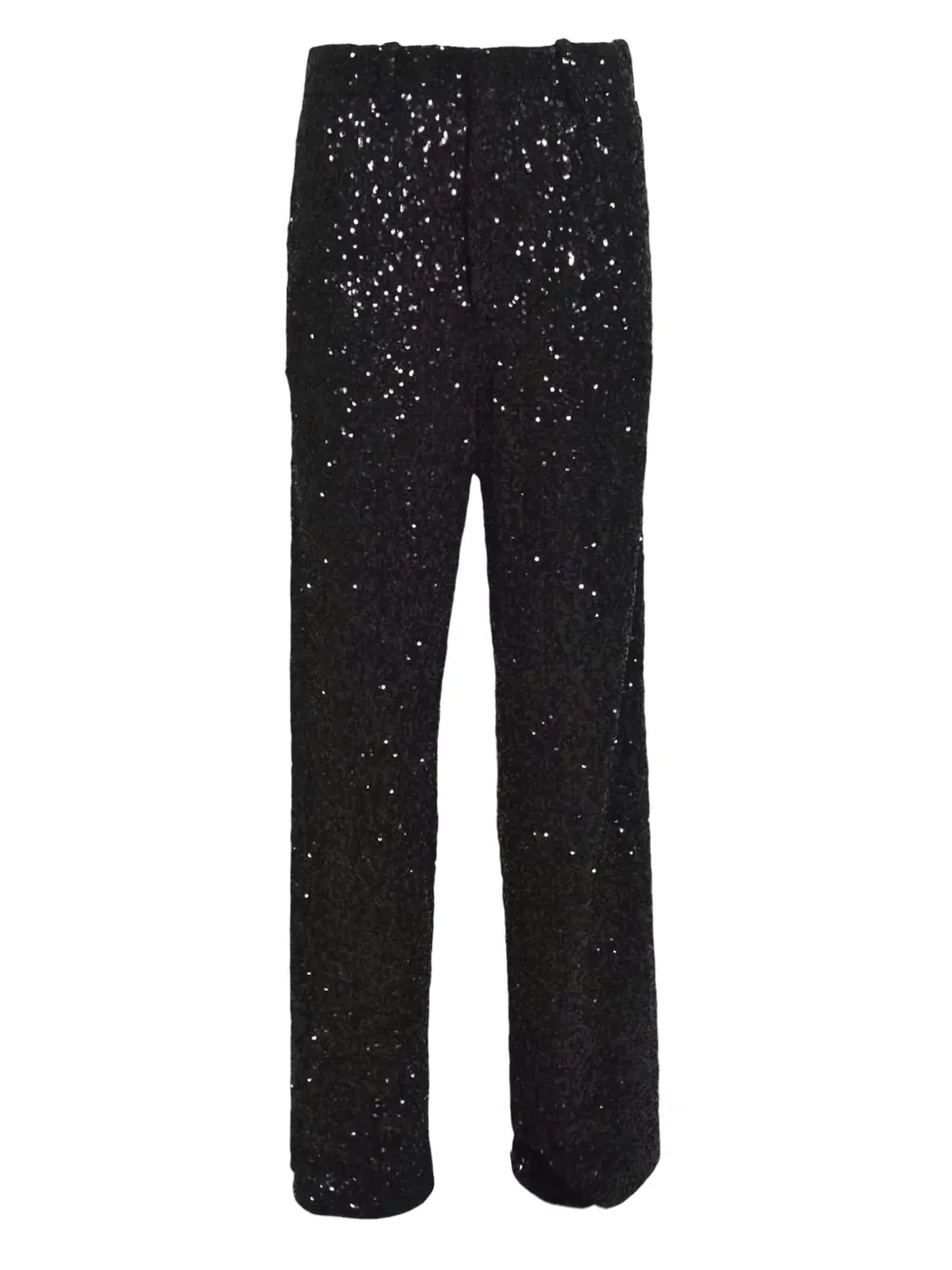 sequin-embellished trousers