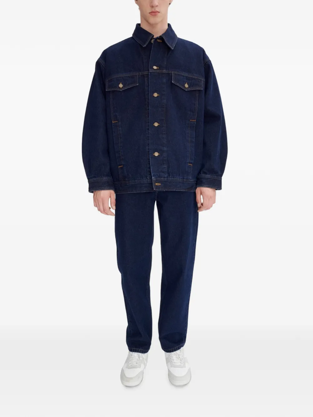 A.P.C. Denim jack Blauw