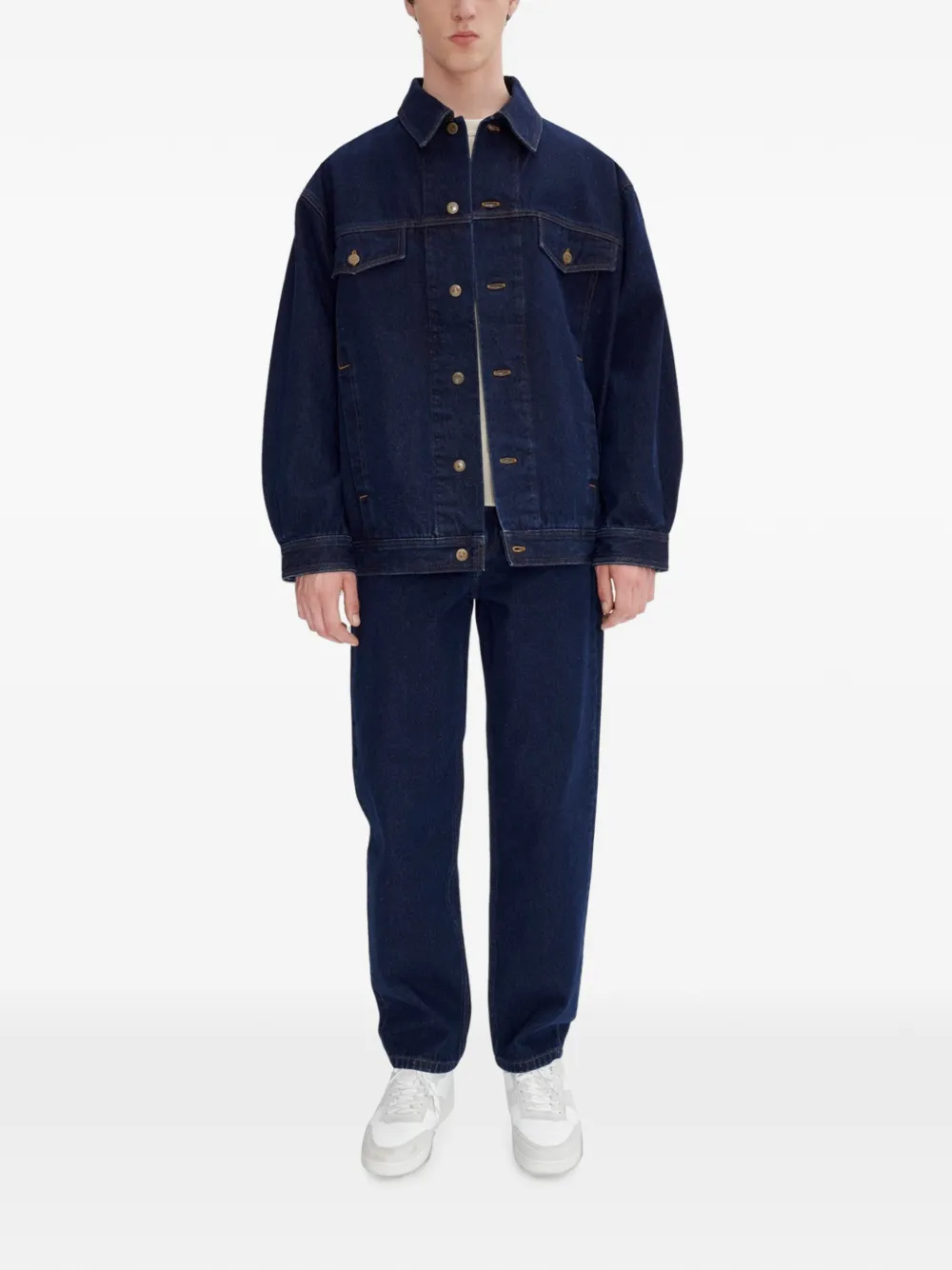 A.P.C. Denim jack Blauw