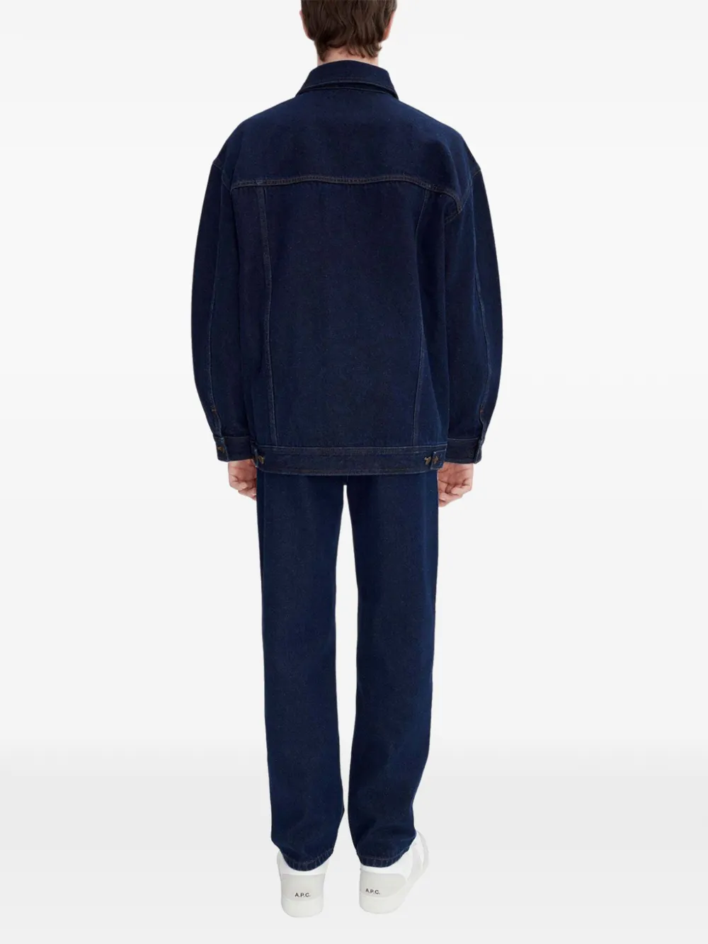A.P.C. Denim jack Blauw