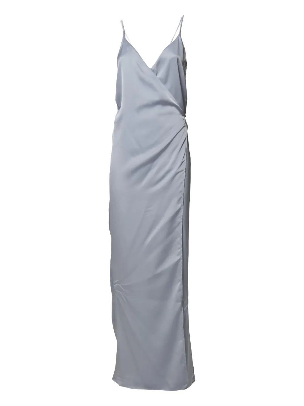 draped slip dress