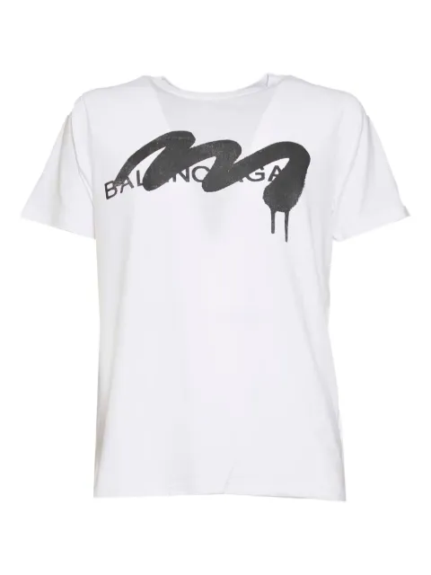 Black Score graphic-print T-shirt