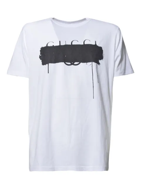 Black Score graphic-print T-shirt