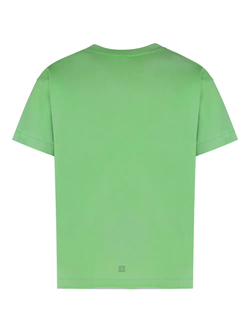 Givenchy flame-logo cotton T-shirt Groen