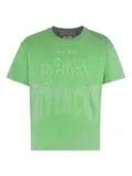 Givenchy flame-logo cotton T-shirt - Green