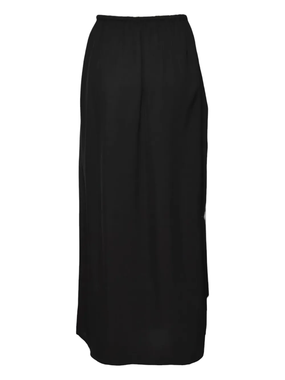 Covert drawstring-waist midi skirt - Zwart