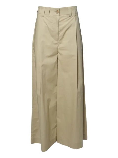SOLOTRE pantalon à design plissé