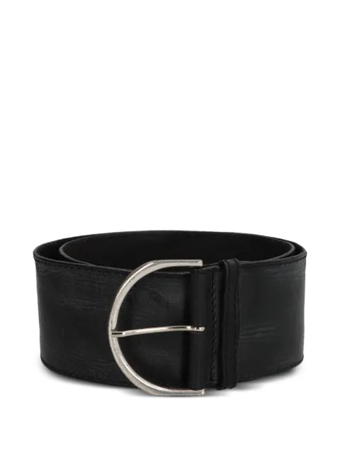 Post & Co leather belt buckle