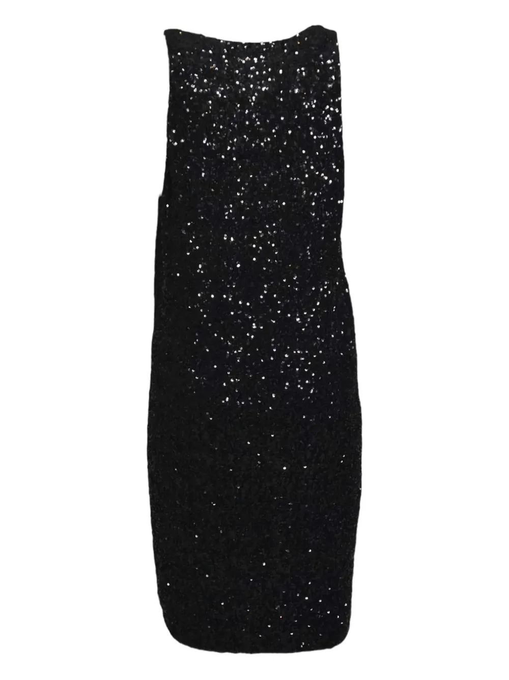 sequin scoop-neck dress
