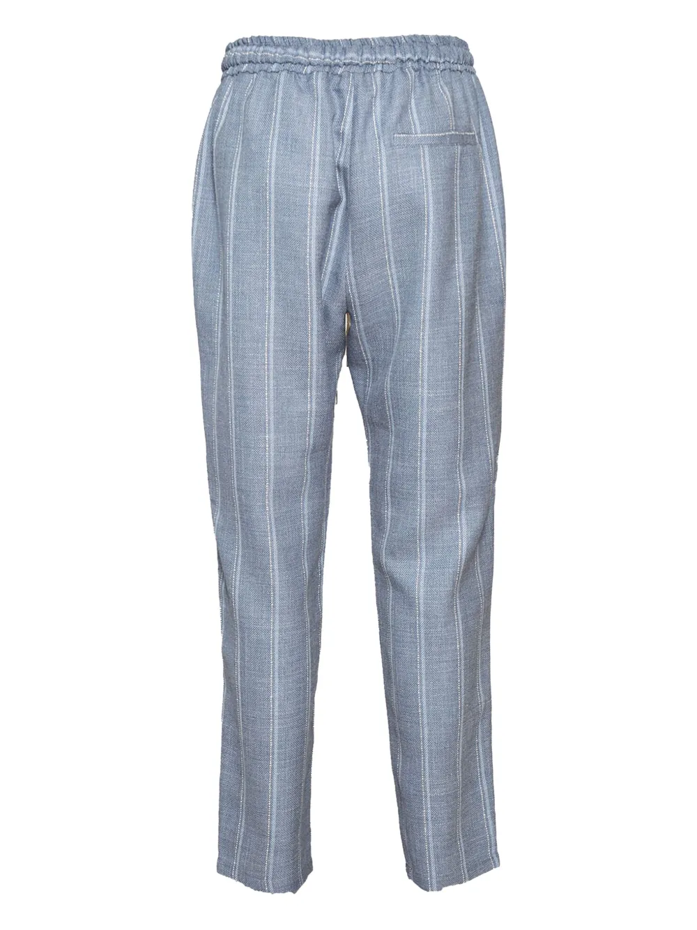 Barba striped drawstring-waist trousers - Blauw