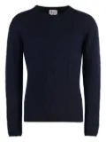 THE (Alphabet) cable-knit sweater - Black