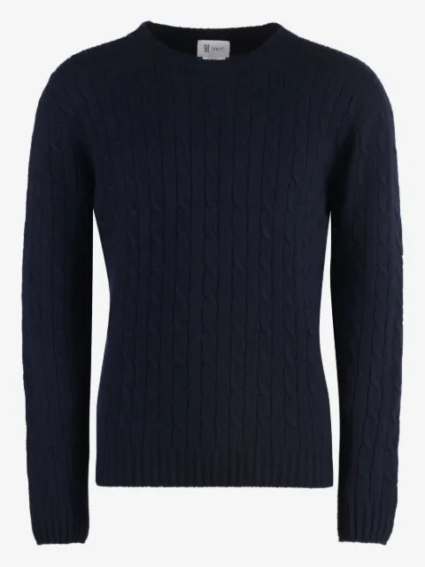 THE (Alphabet) cable-knit sweater