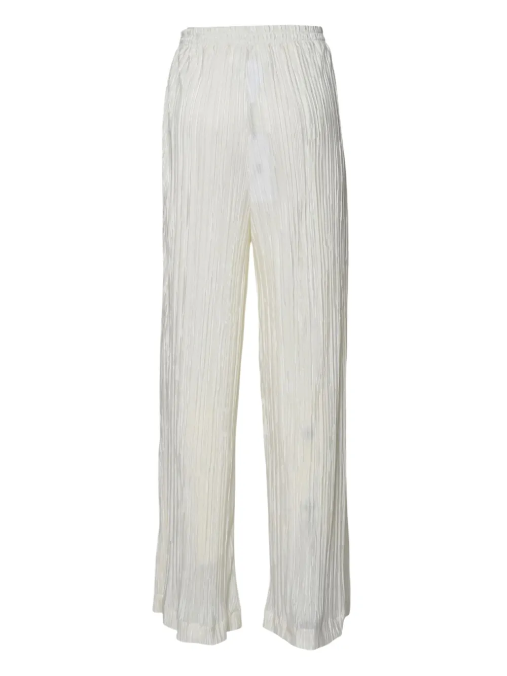 SOLOTRE pleated wide-leg trousers - Beige