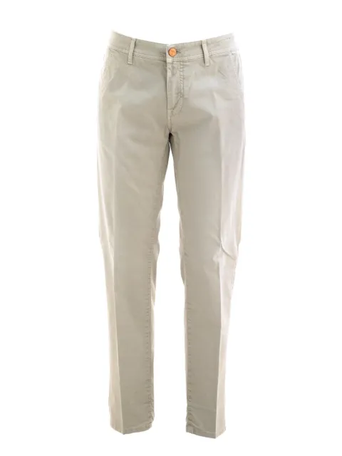 Barba button-detail trousers