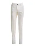 Incotex flat-front trousers - White