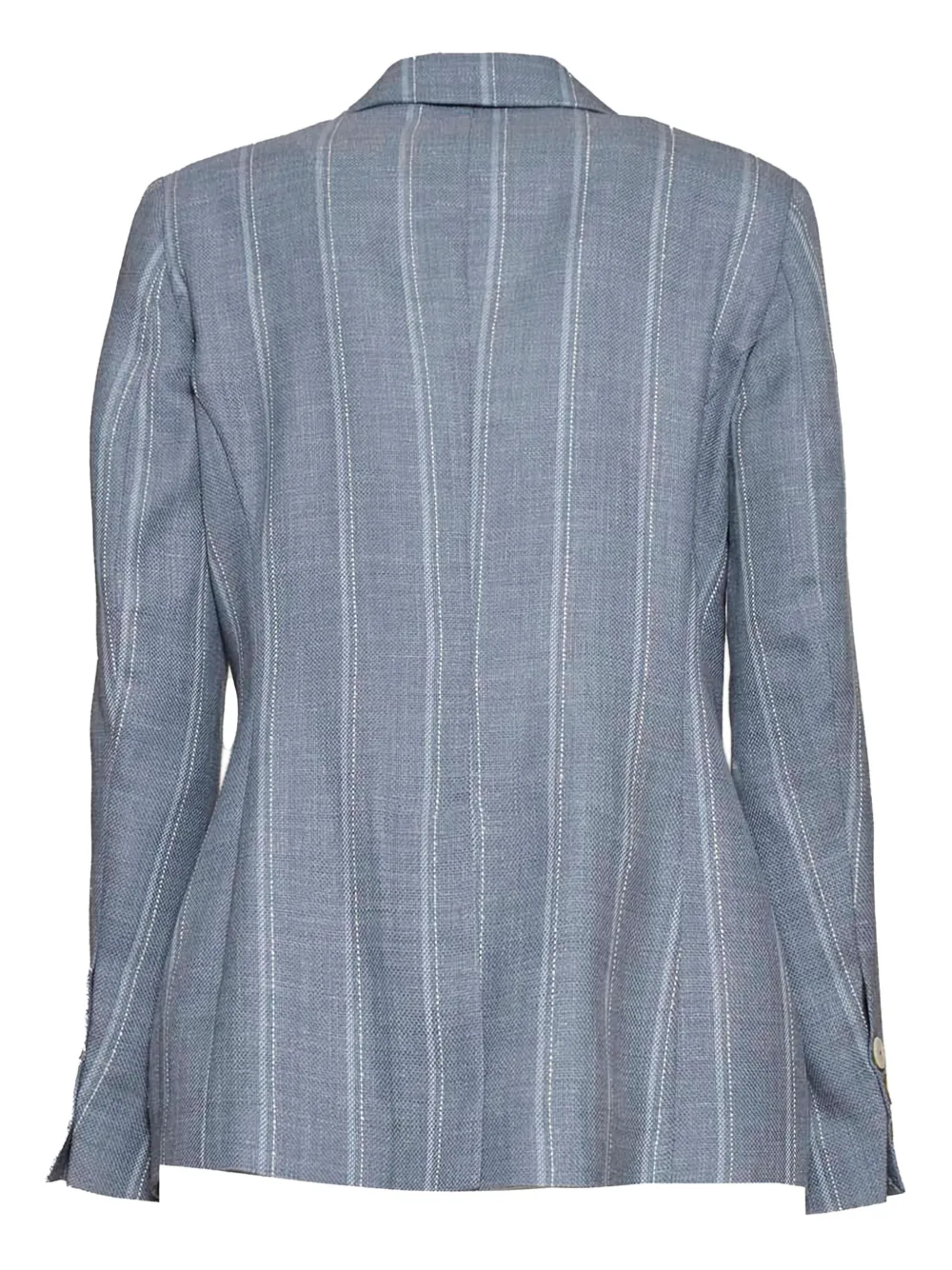 BARBA NAPOLI PINSTRIPE-PRINT DOUBLE-BREASTED BLAZER