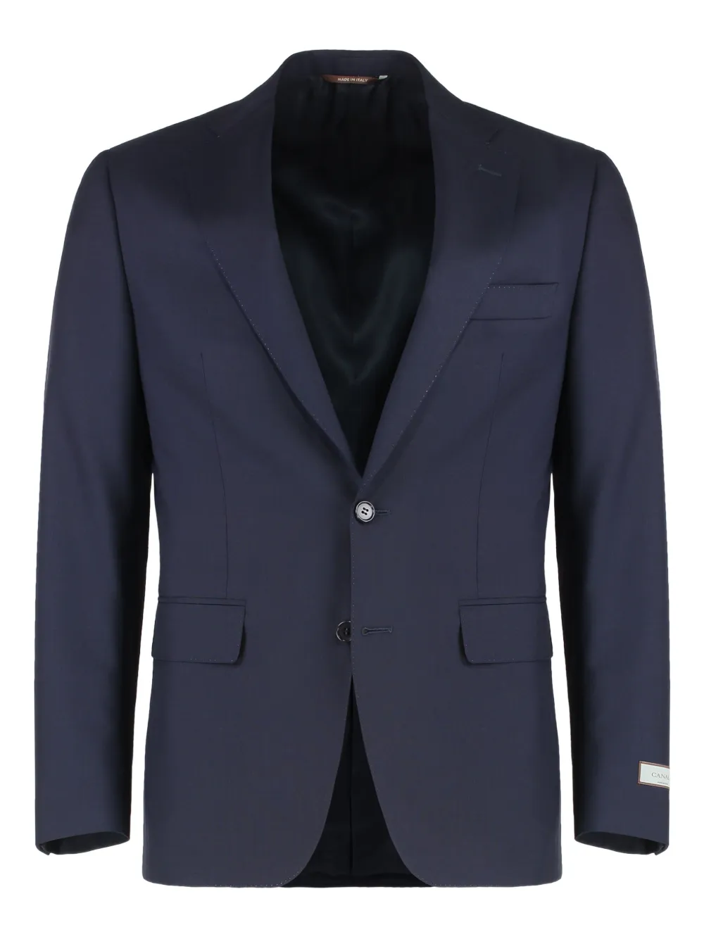 Canali Wollen pak Blauw