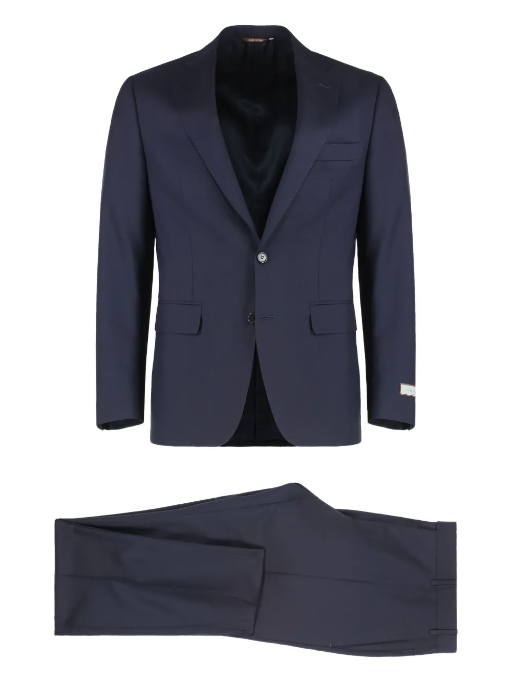 Canali wool suit set Blauw