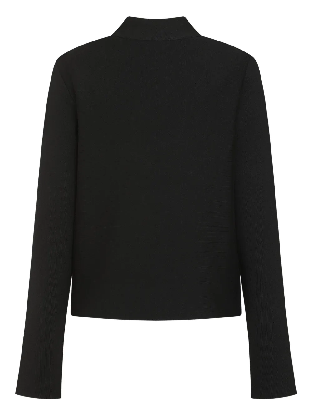 KHAITE high-neck wool sweater Zwart