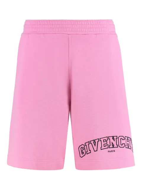Givenchy bermudas con logo bordado