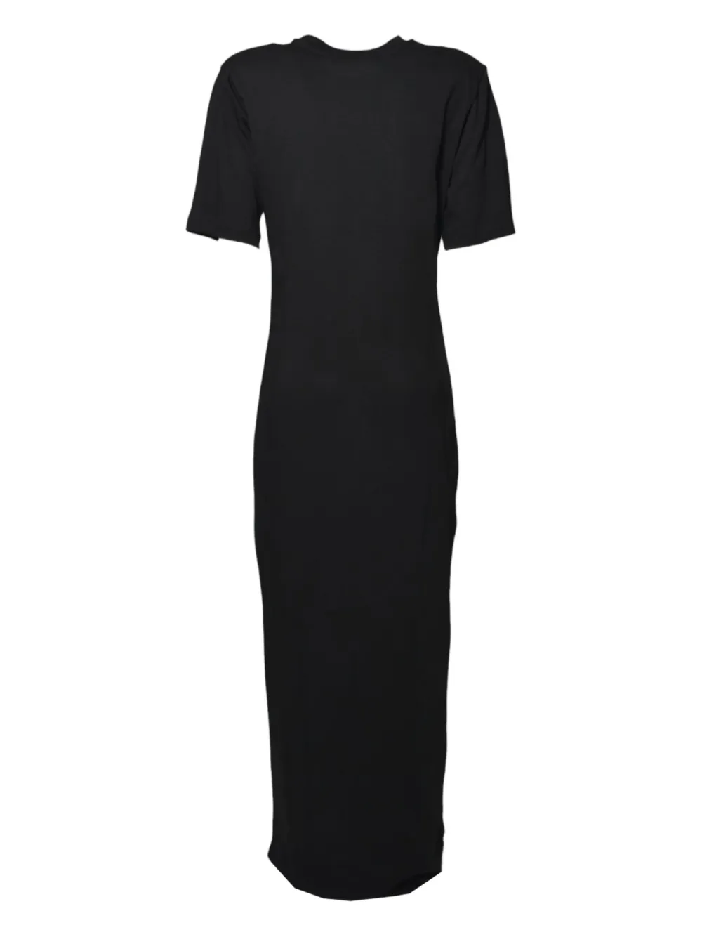 Nineminutes short-sleeved maxi dress - Zwart