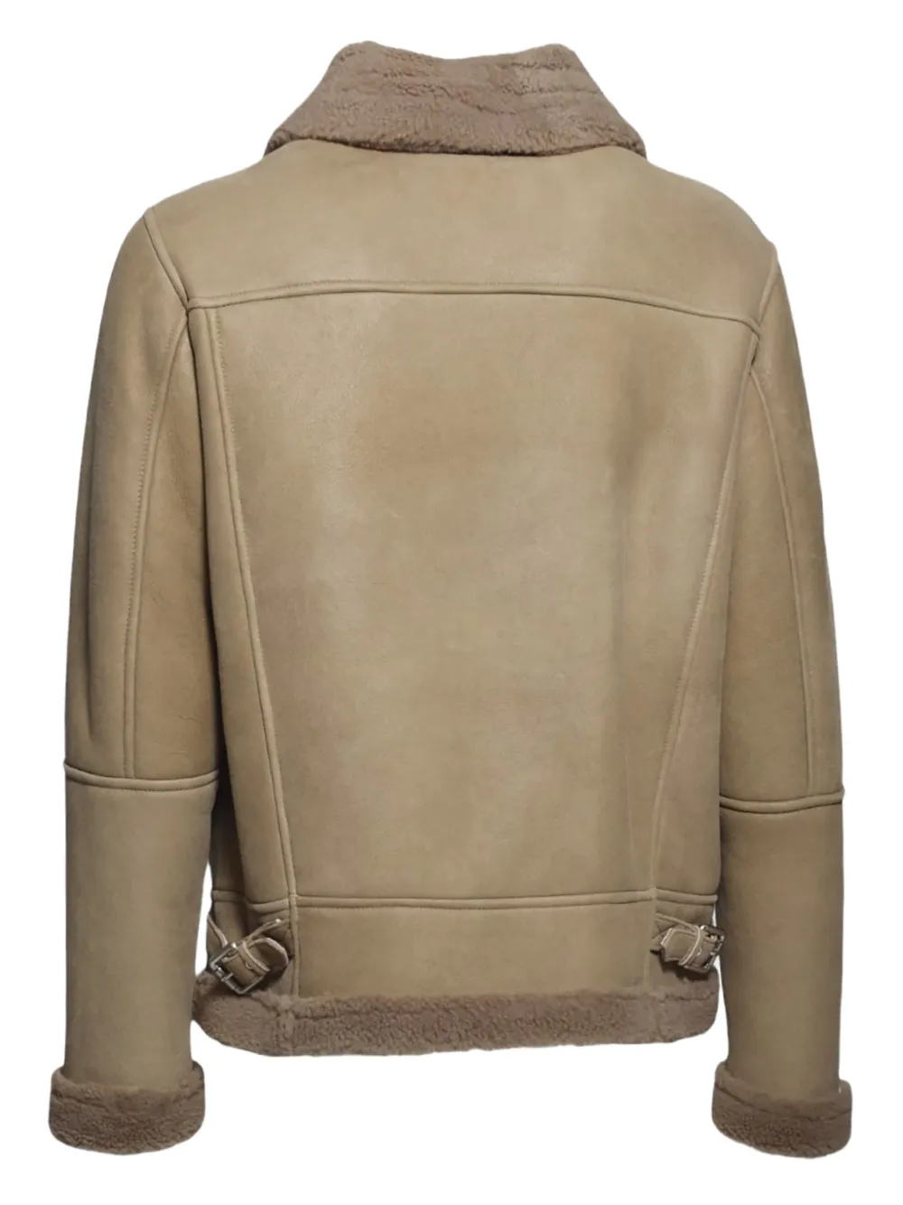 D FOUR ZIP-UP SUEDE JACKET