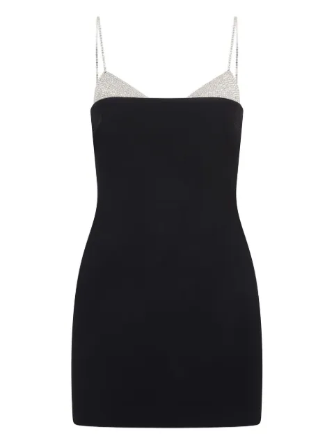 David Koma crystal-embellished mini dress