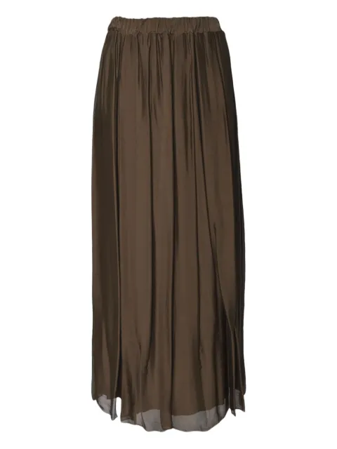 SOLOTRE pleated maxi skirt
