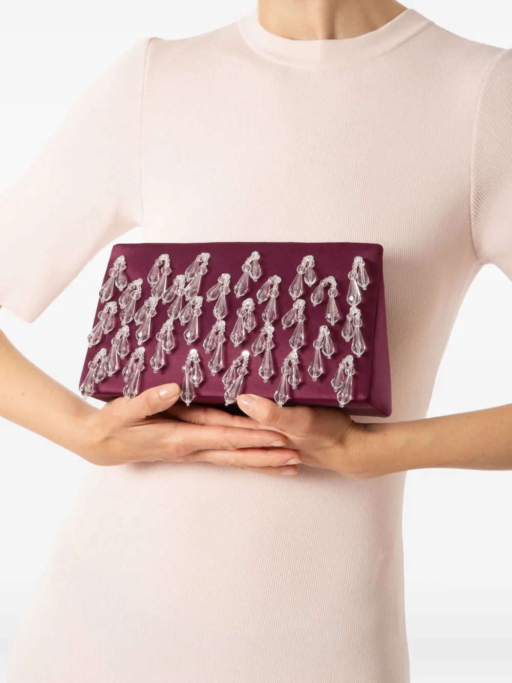 0711 Aya clutch bag - Paars