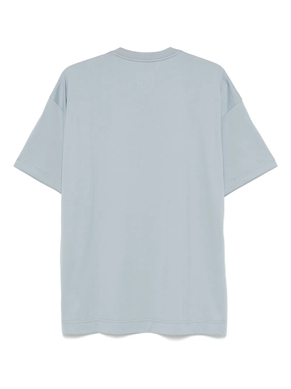 Homme Plissé Issey Miyake Windswept plaid T-shirt - Blauw
