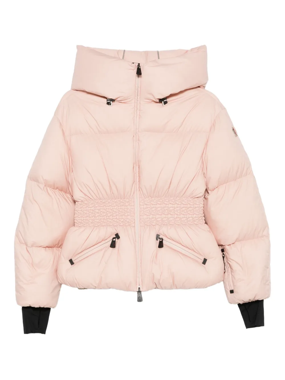 Moncler Wollemi Quilted Down Ski Jacket In Pink