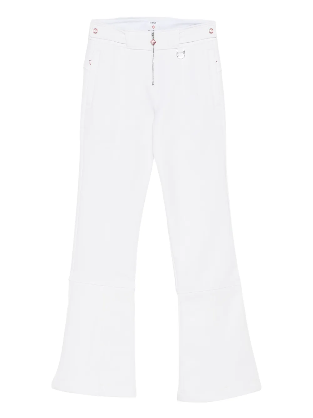 Casablanca slim-leg ski trousers - Bianco