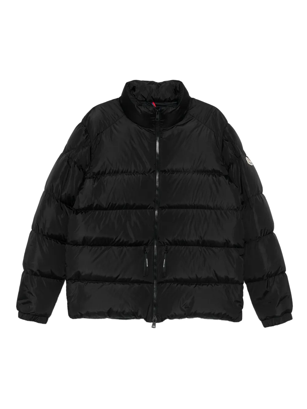 Moncler logo-patch padded jacket | Black | Image 1
