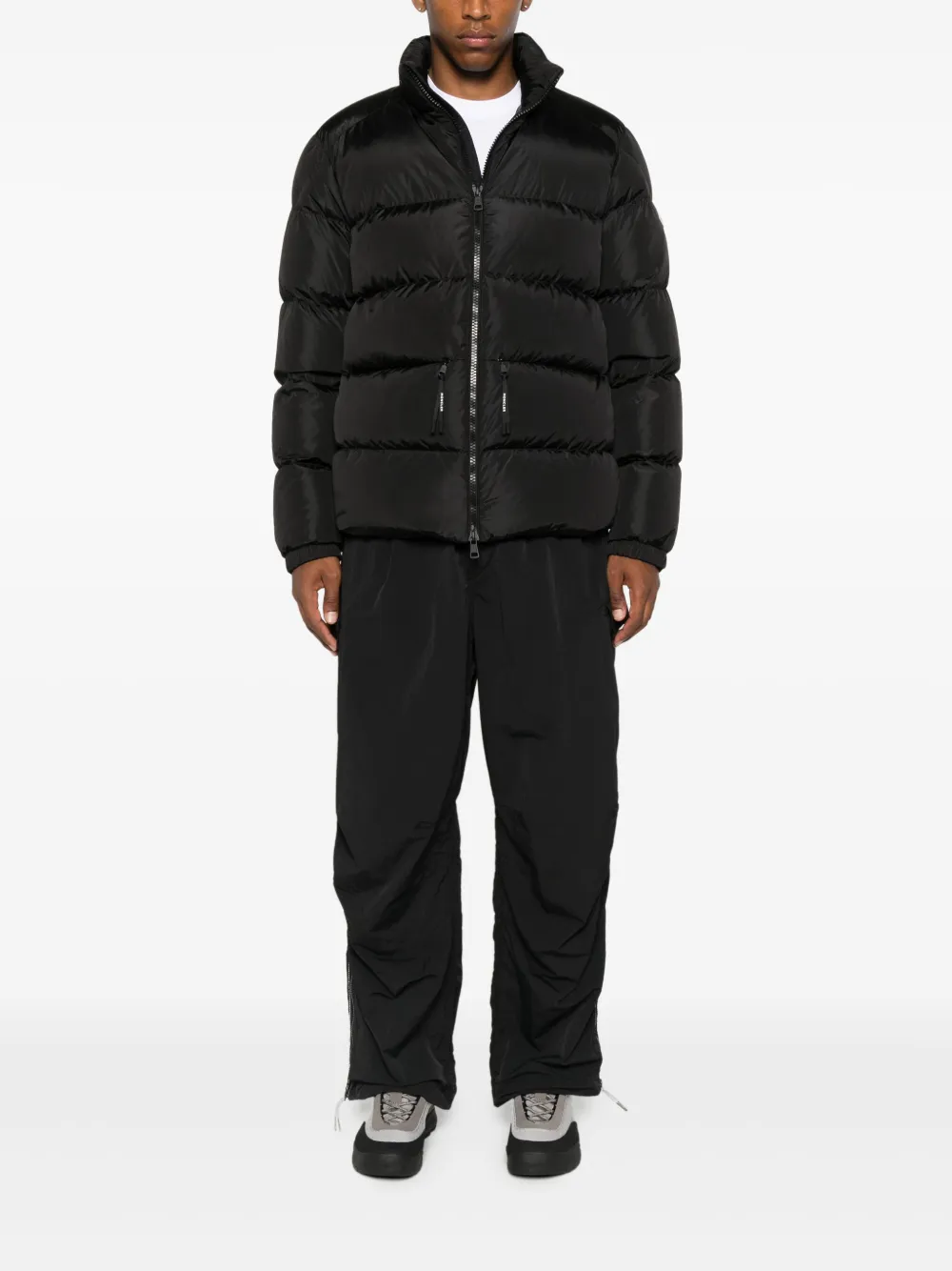 Moncler logo-patch padded jacket | Down Jackets | Image 2