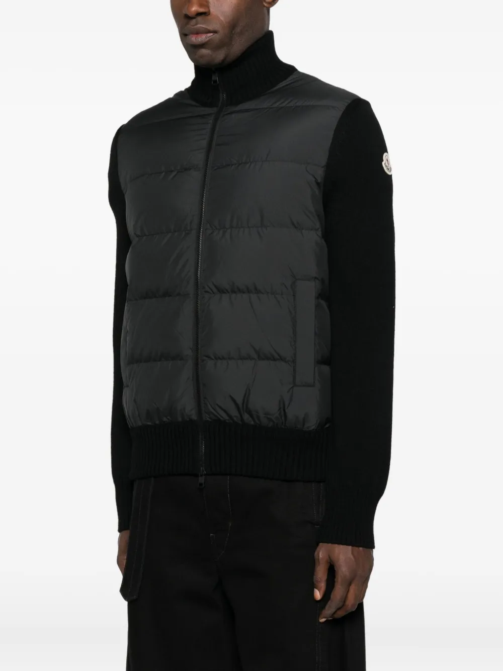 Moncler Vest met vlakken Zwart