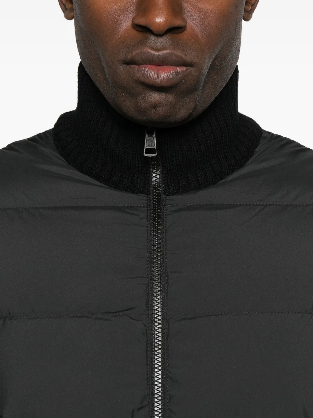 Moncler Vest met vlakken Zwart