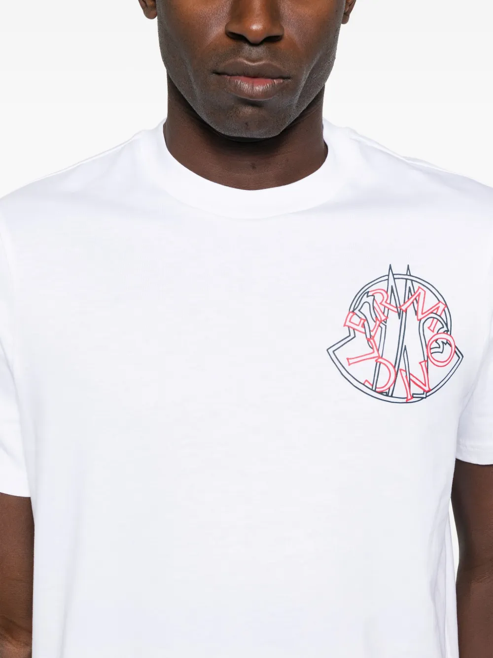 Moncler ロゴ Tシャツ | ホワイト | FARFETCH JP