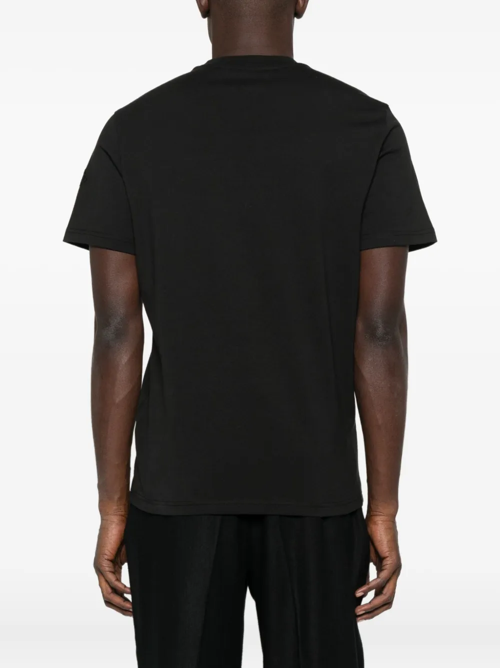 Moncler Logo-embellished Jersey T-shirt In Blue