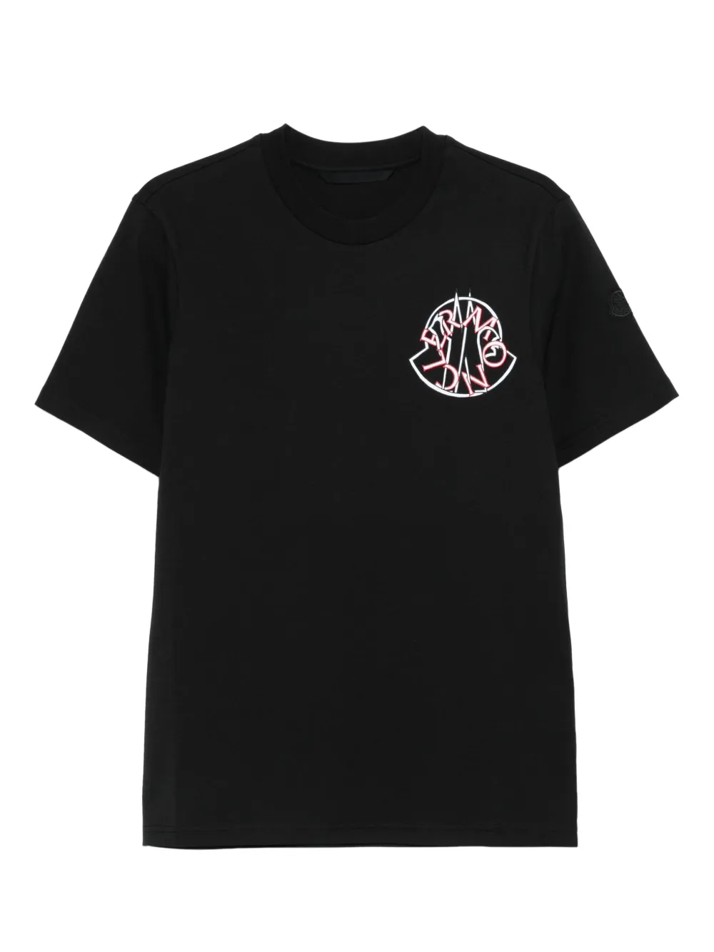 Moncler logo-embellished jersey t-shirt | Black | Image 1