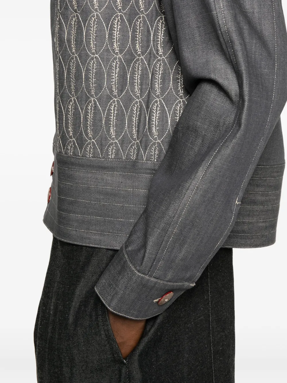 Labrum London Denim jack Grijs
